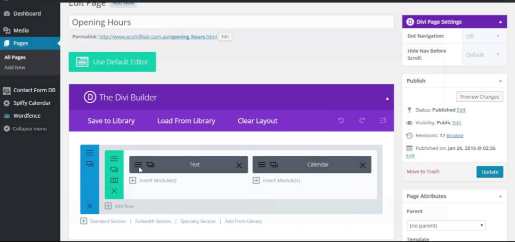 Divi Editor