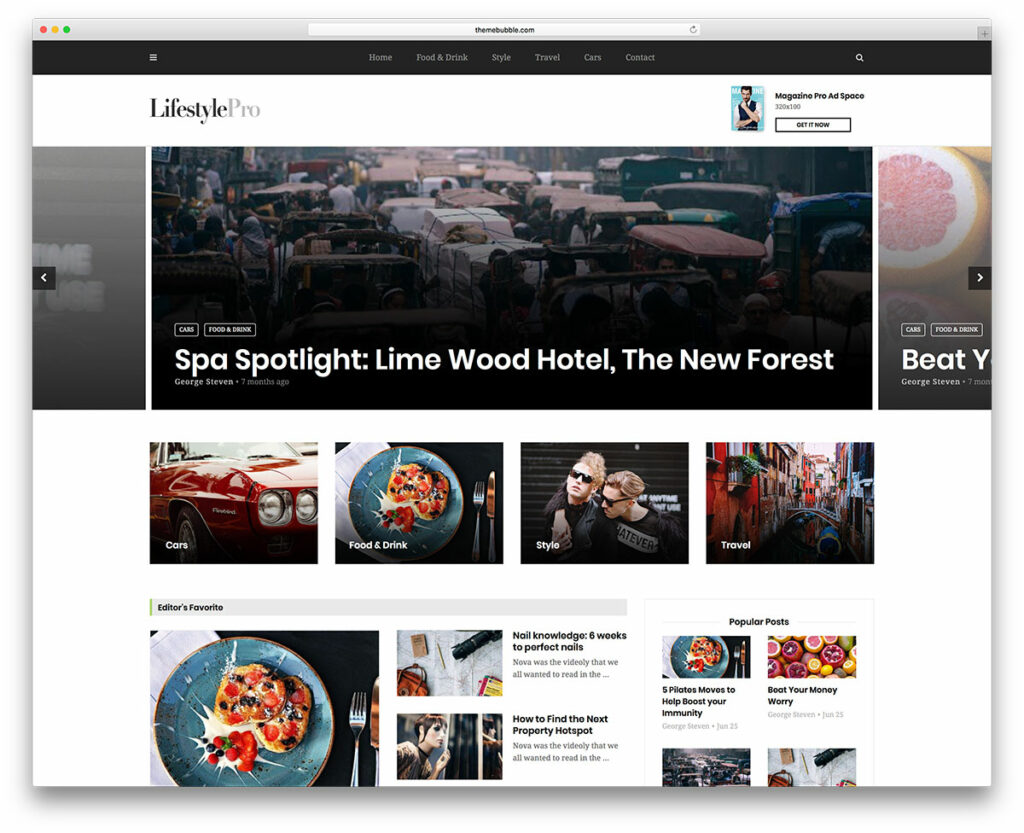 magplus lifestyle magazine style theme for wordpress