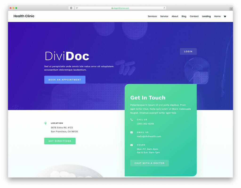 Divi - Health And Medical WordPress Themes